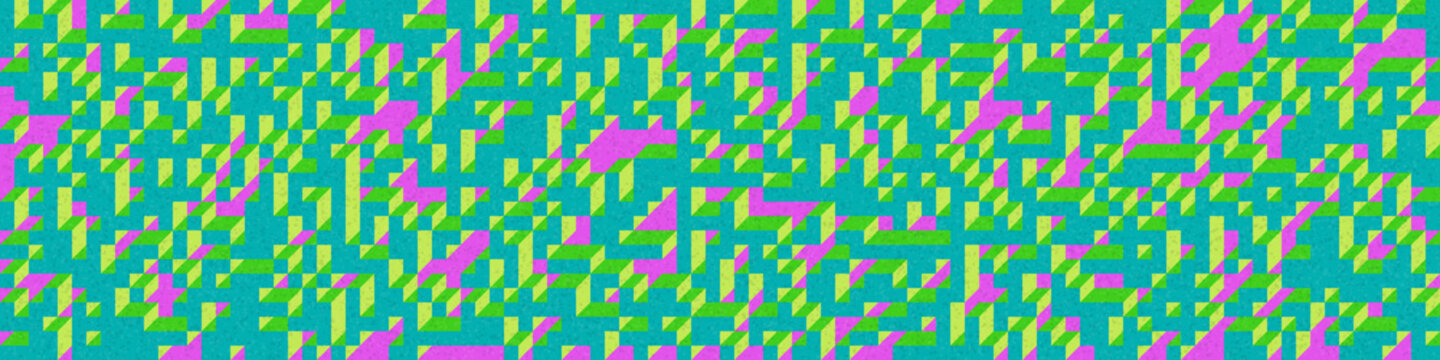 Implementation of Edward Zajec&rsquo;s &ldquo;Il Cubo&rdquo; from 1971. Essentially a Truchet tile set of 8 tiles and rules for placement art illustration