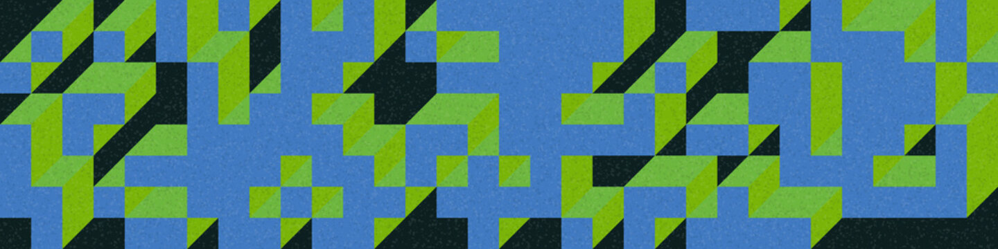 Implementation of Edward Zajec&rsquo;s &ldquo;Il Cubo&rdquo; from 1971. Essentially a Truchet tile set of 8 tiles and rules for placement art illustration