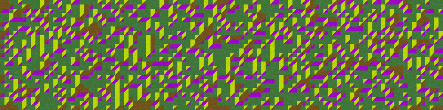 Implementation of Edward Zajec&rsquo;s &ldquo;Il Cubo&rdquo; from 1971. Essentially a Truchet tile set of 8 tiles and rules for placement art illustration