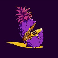 emoji pineapple streetwear cartoon