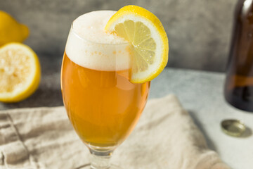 Boozy Refreshing Beer Shandy Cocktail