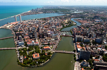VISTA AEREA-RECIFE-PE - Vista aérea de Recife. São Paulo. Foto: Ormuzd Alves