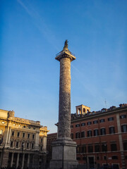 Fototapeta na wymiar monument of the roman forum