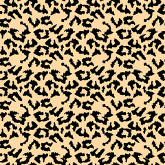 pattern design of leopard animal print vector	