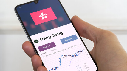 Hang Seng index investir ETF marché Hong Kong. Diversifier investissement s'exposer à un fonds hong kong. Acheter un fonds bourse Asie. Spéculer sur la thématique HSI blue chips. Texte en français.