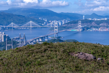 Fototapeta premium bridge over the river