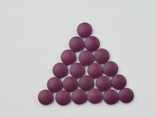 pharmaceutical over the counter or prescription pills isolated over white background