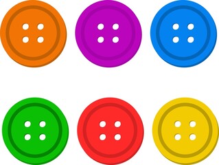 Set of buttons