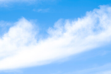 bright blue sky with white clouds
