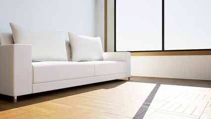 3d rendering. modern living room in townhouse.