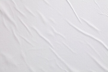 Gray beige crumpled wet craft paper blank texture copy space background.
