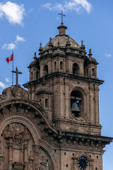 Fototapeta na wymiar Bell tower in Cusco