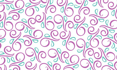 seamless pattern purple and turquoise