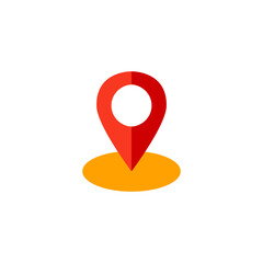 map icon on yellow point