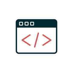 Web Coding Icon