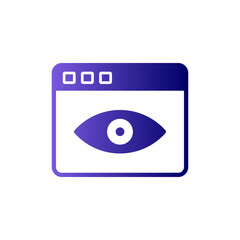 Web Visiblity Icon