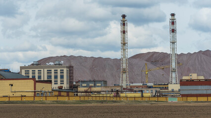 Koper for raising ore. Mine buildings. Technology to extract the mineral from underground. Mining. Potassium salt.