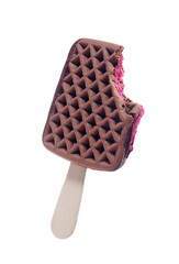 Chocolate cookie on stick