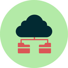 Cloud Folders Icon