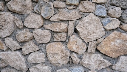 Wall. The stone wall. Garden wall.