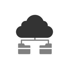 Cloud Folders Icon