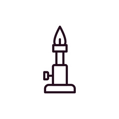 Bunsen Burner Icon