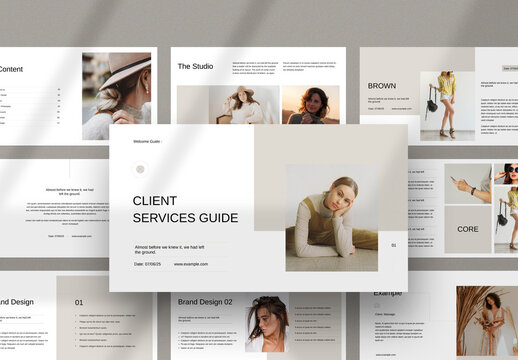 Client Welcome Guide Layout