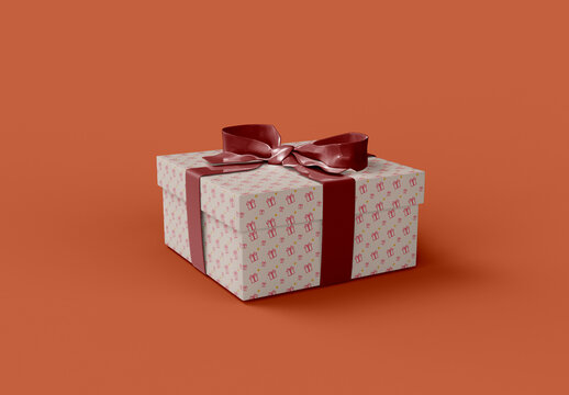 Gift Box Mockup