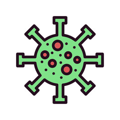 Obraz premium Virus Icon