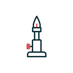 Bunsen Burner Icon