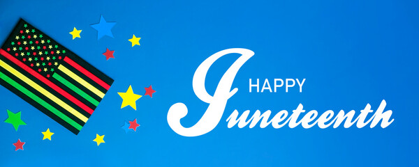 creative background for  Juneteenth African American Holiday Celebrating Freedom. Black Liberation...