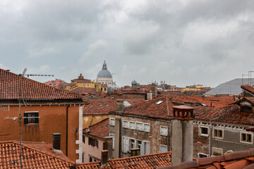 View of Venice, Italy from high up