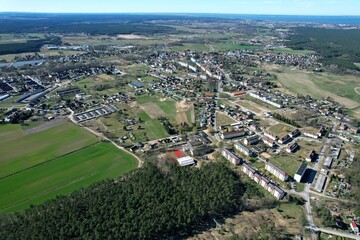Eggesin, Blick vom Osten auf die Stadt 2022