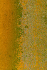 Old yelloew and green wall texture dirty abstract background