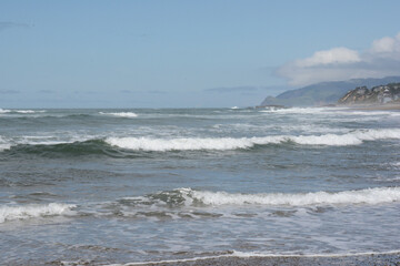 Spring Seascape Of Siletz Bay - Central Oregon Coast