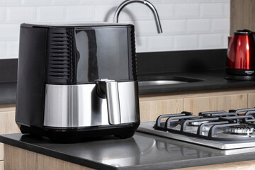 Small Kitchen Appliance - Hot Air Fryer; Photo In The Kitchen