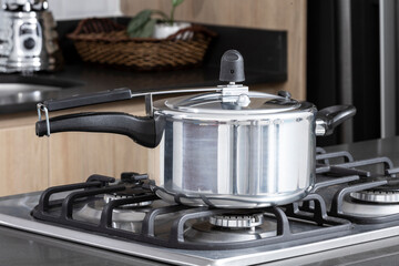 Kitchen Appliances - Pressure Cooker; Photo In The Kitchen