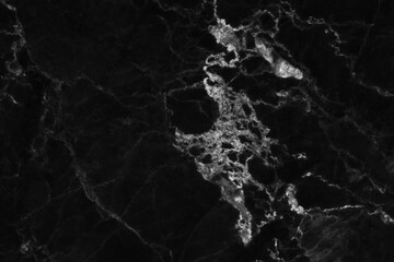 Black marble natural pattern for background, abstract natural marble black and white