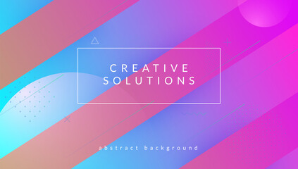 Dynamic Flyer. Futuristic Banner. Violet Memphis Shape. Graphic Page. Color Neon Background. Tech Landing Page. Gradient Pattern. Creative Brochure. Lilac Dynamic Flyer