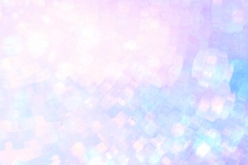 ピンクのキラキラが広がる煌めく水中をイメージ