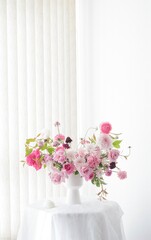 wedding bouquet on a table