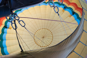 Interior of a Hot Air Balloon in the Maasai Mara