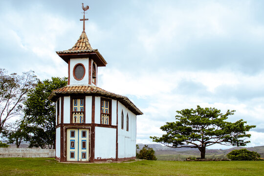 church in the district of Milho Verde, in the city of Serro, State of Minas Gerais, Brazil