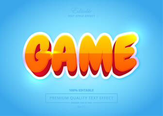 GAME VECTOR TEXT STYLE EFFECT
