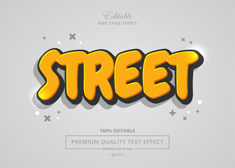 STREET VECTOR TEXT STYLE EFFECT
