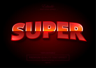 SUPER VECTOR TEXT STYLE EFFECT