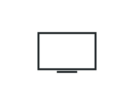 TV vector icon, vector best flat icon, EPS