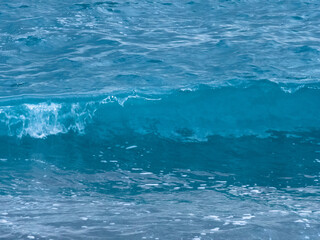 Naklejka na ściany i meble Ocean blue water wave 3