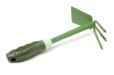  green shovel on white background.