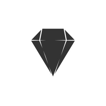 Diamond silhouette icon vector illustration